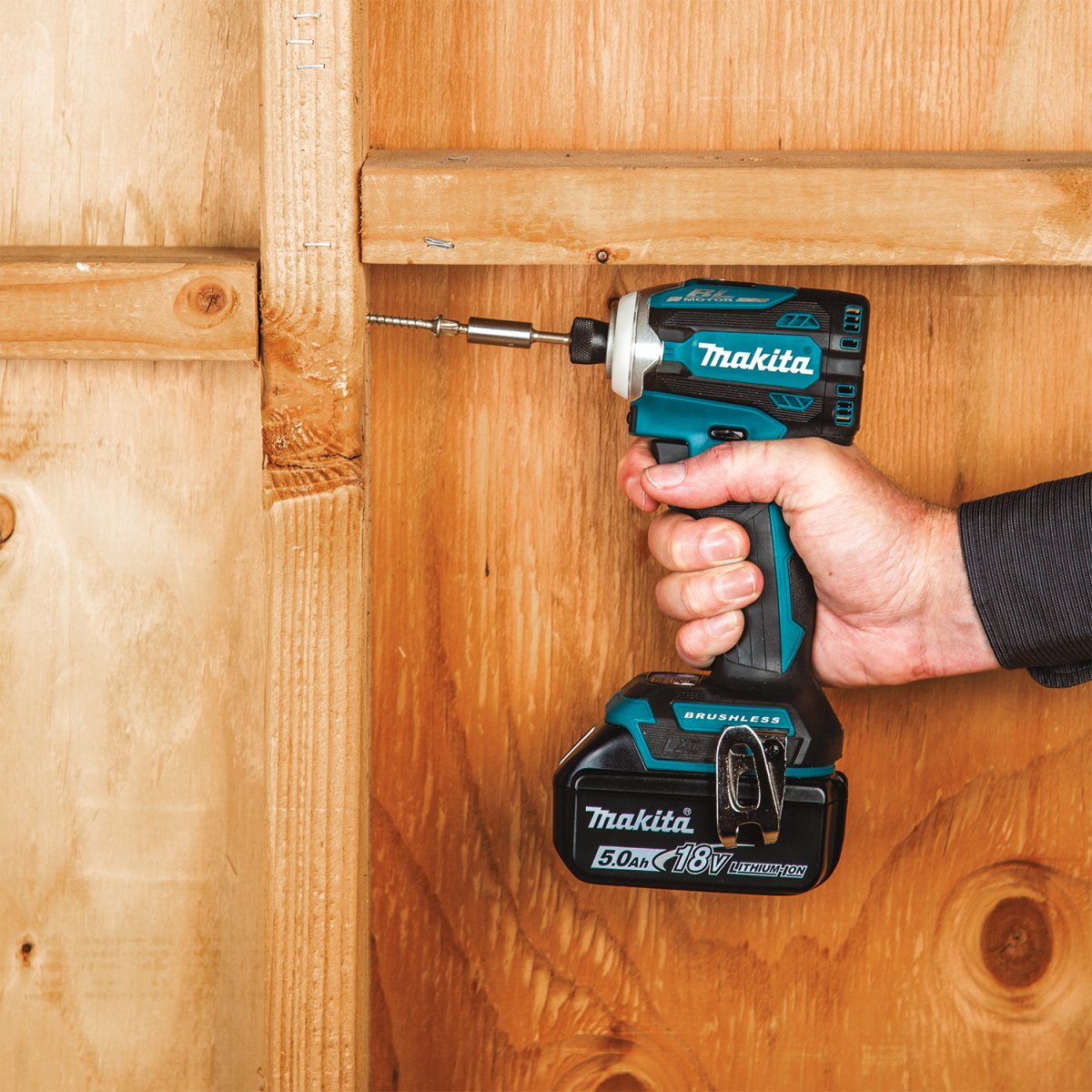 18V LXT® Lithium‑Ion Brushless Cordless Quick‑Shift Mode™ 4‑Speed Impact Driver (5.0Ah) - Diamond Tool Store