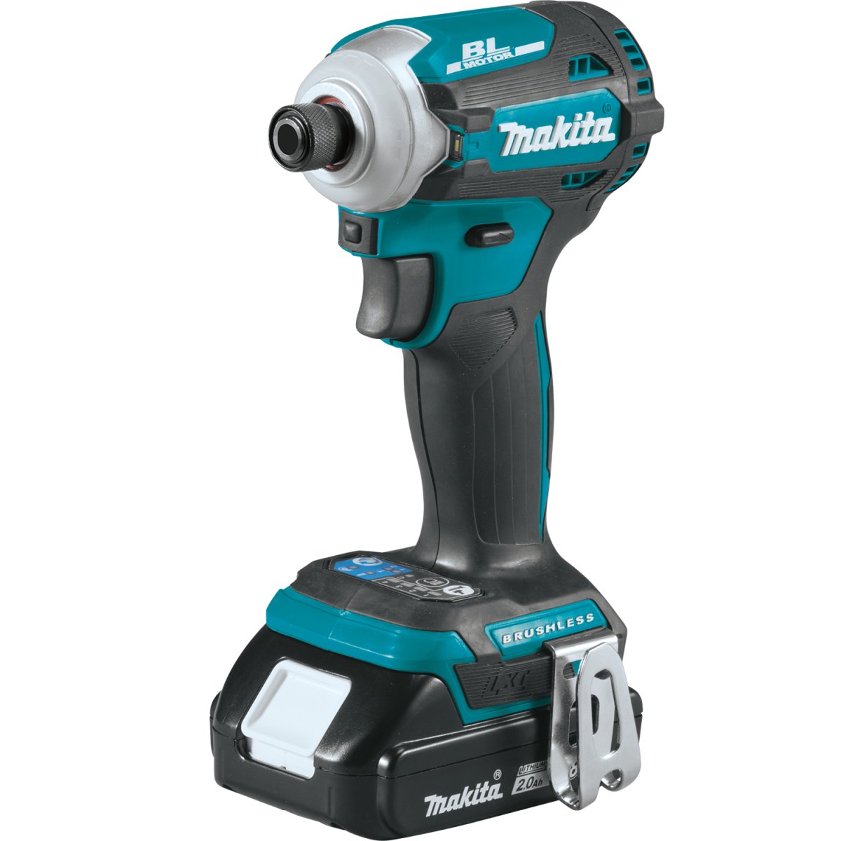 18V LXT® Lithium‑Ion Compact Brushless Cordless Quick‑Shift Mode™ 4‑Speed Impact Driver Kit (2.0Ah) Makita