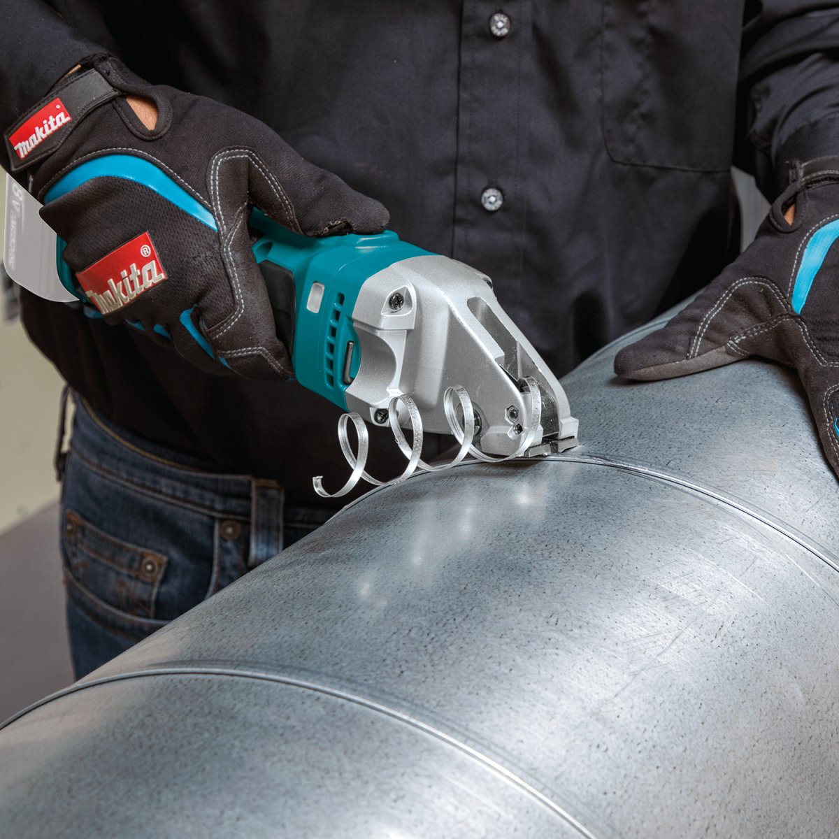 18V LXT® Lithium‑Ion Cordless 16 Gauge Compact Straight Shear Makita