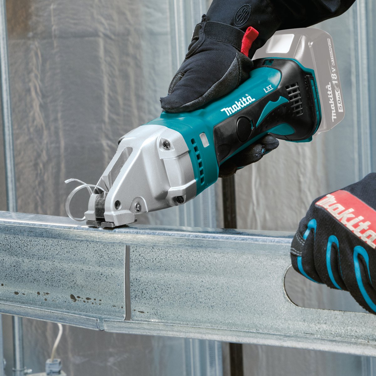 18V LXT® Lithium‑Ion Cordless 16 Gauge Compact Straight Shear Makita