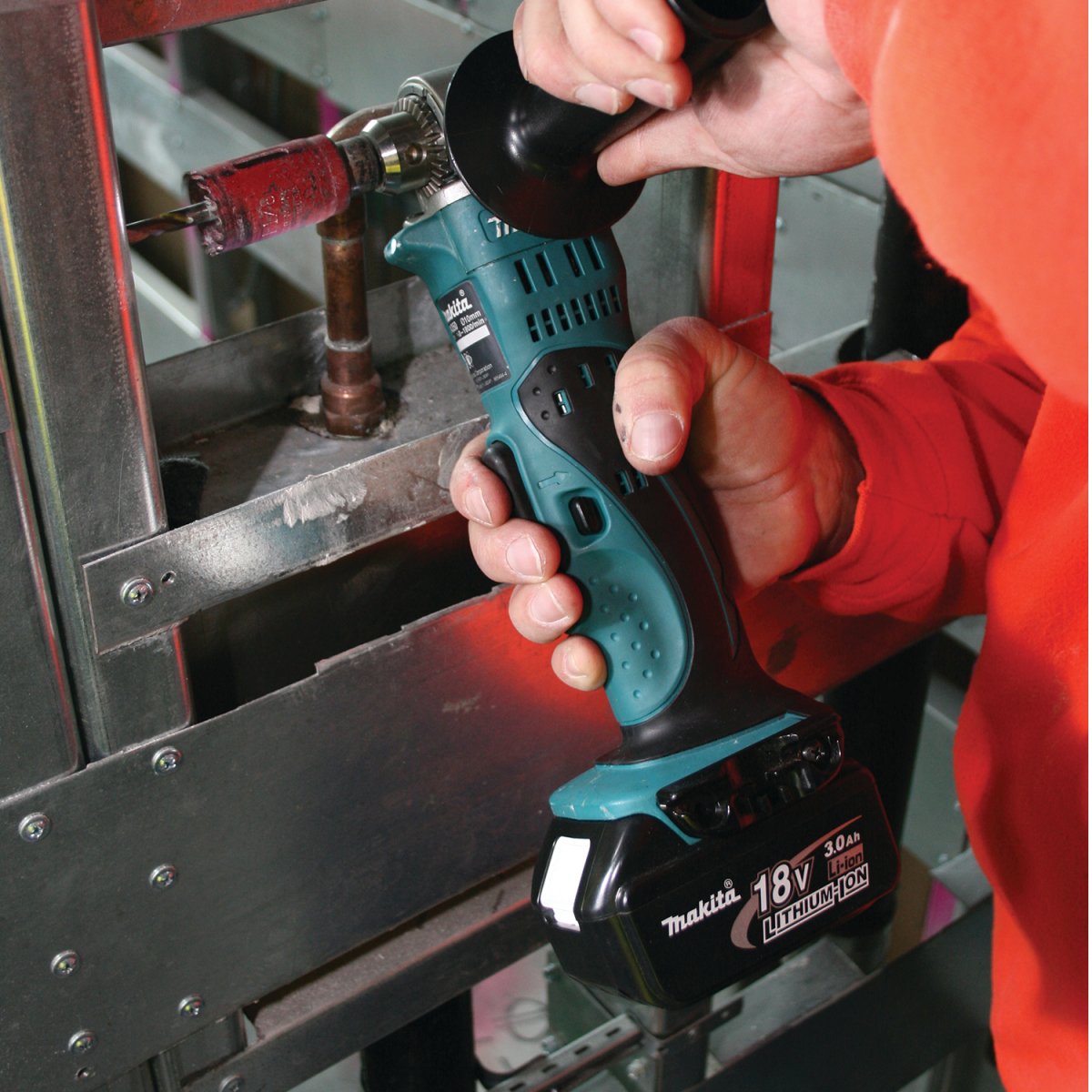 18V LXT® Lithium‑Ion Cordless 3/8" Angle Drill (3.0Ah) Makita