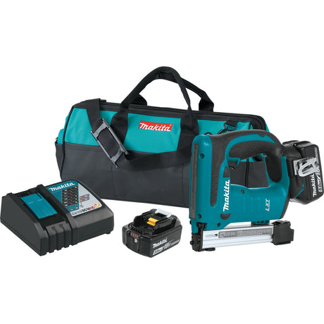 18V LXT® Lithium‑Ion Cordless 3/8" Crown Stapler (5.0Ah) Makita