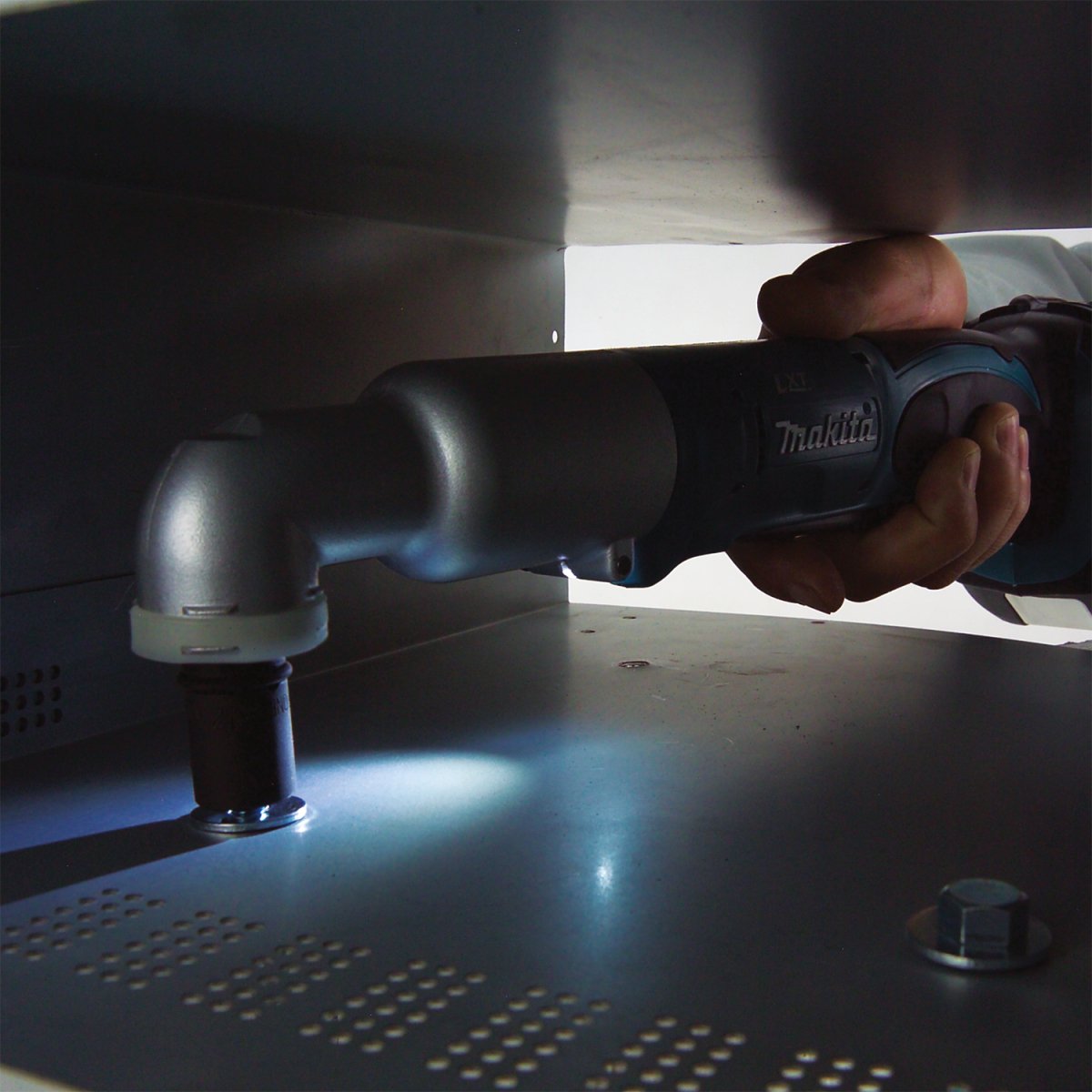 18V LXT® Lithium‑Ion Cordless 3/8" Sq. Drive Angle Impact Wrench Makita