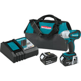 18V LXT® Lithium‑Ion Cordless 3/8" Sq. Drive Impact Wrench XWT06 Makita Kit