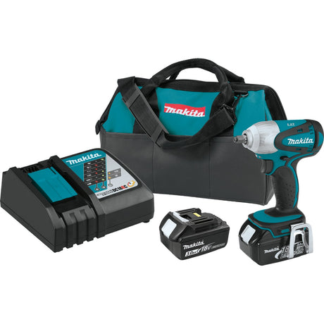 18V LXT® Lithium‑Ion Cordless 3/8" Sq. Drive Impact Wrench XWT06 Makita Kit