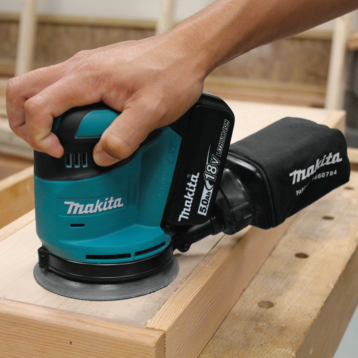 18V LXT® Lithium‑Ion Cordless 5" Random Orbit Sander Makita