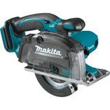 18V LXT® Lithium‑Ion Cordless 5‑3/8" Metal Cutting Saw, with Electric Brake and Chip Collector Makita