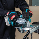 18V LXT® Lithium‑Ion Cordless 5‑3/8" Metal Cutting Saw, with Electric Brake and Chip Collector Makita