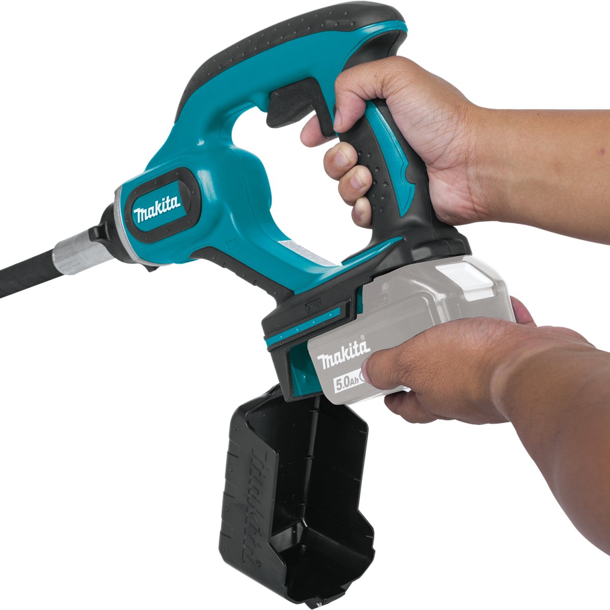 18V LXT® Lithium‑Ion Cordless 8' Concrete Vibrator (5.0Ah) Makita