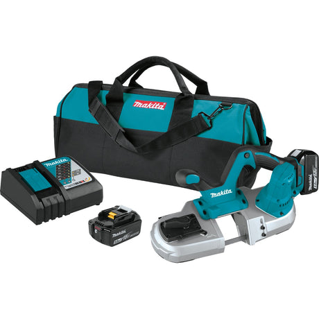 18V LXT® Lithium‑Ion Cordless Compact Band Saw XBP03T Makita Kit