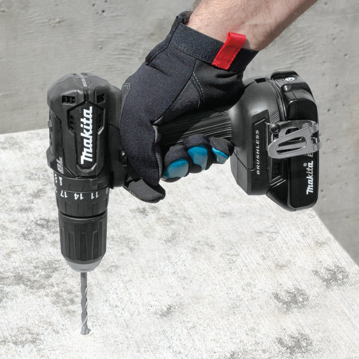 18V LXT® Lithium‑Ion Sub‑Compact Brushless Cordless 1/2" Hammer Driver‑Drill (2.0Ah) - Diamond Tool Store