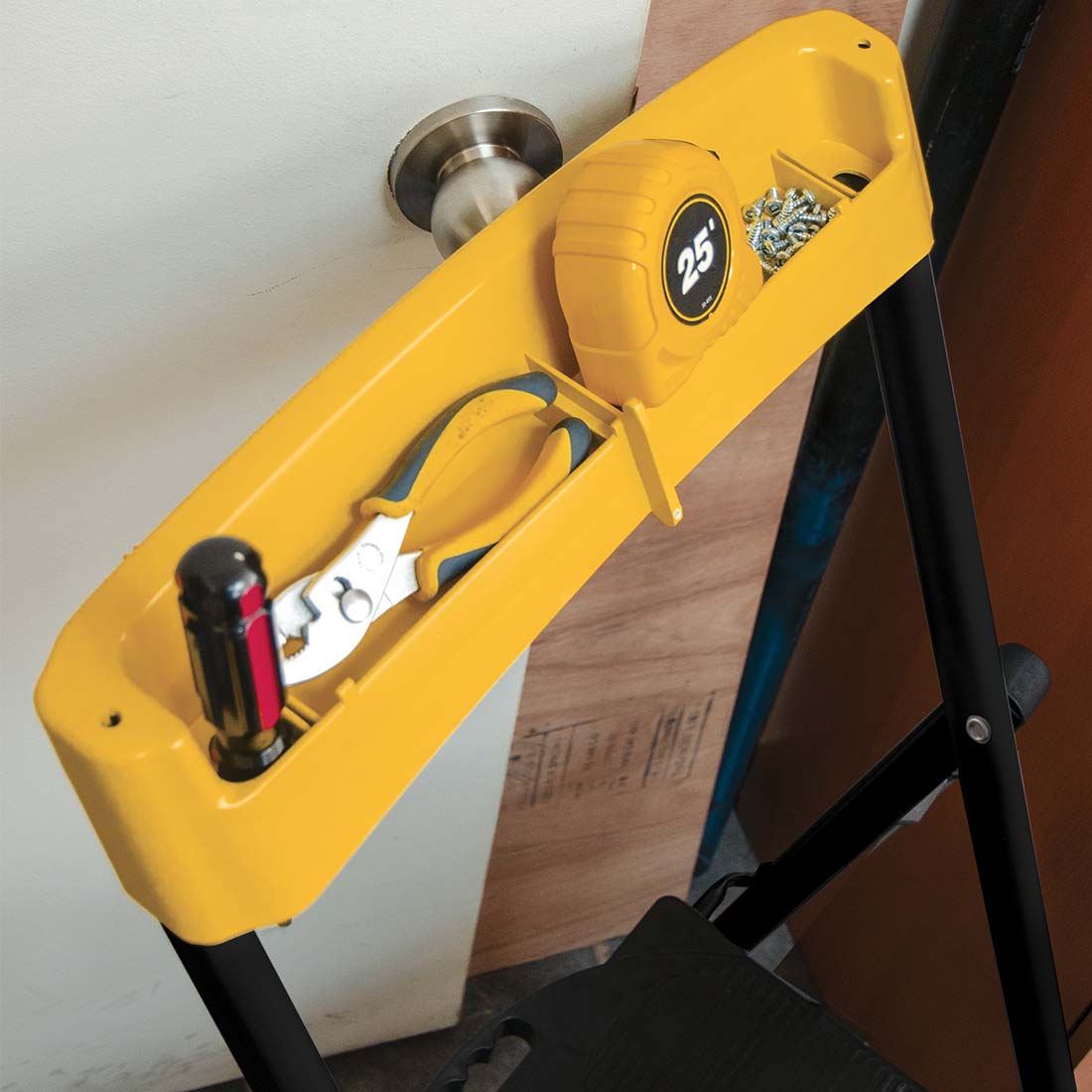 Tool Rack Steps 2-Steps Stepstool | Step Ladder | Steel Ladder | Heavy-Duty Ladder ...