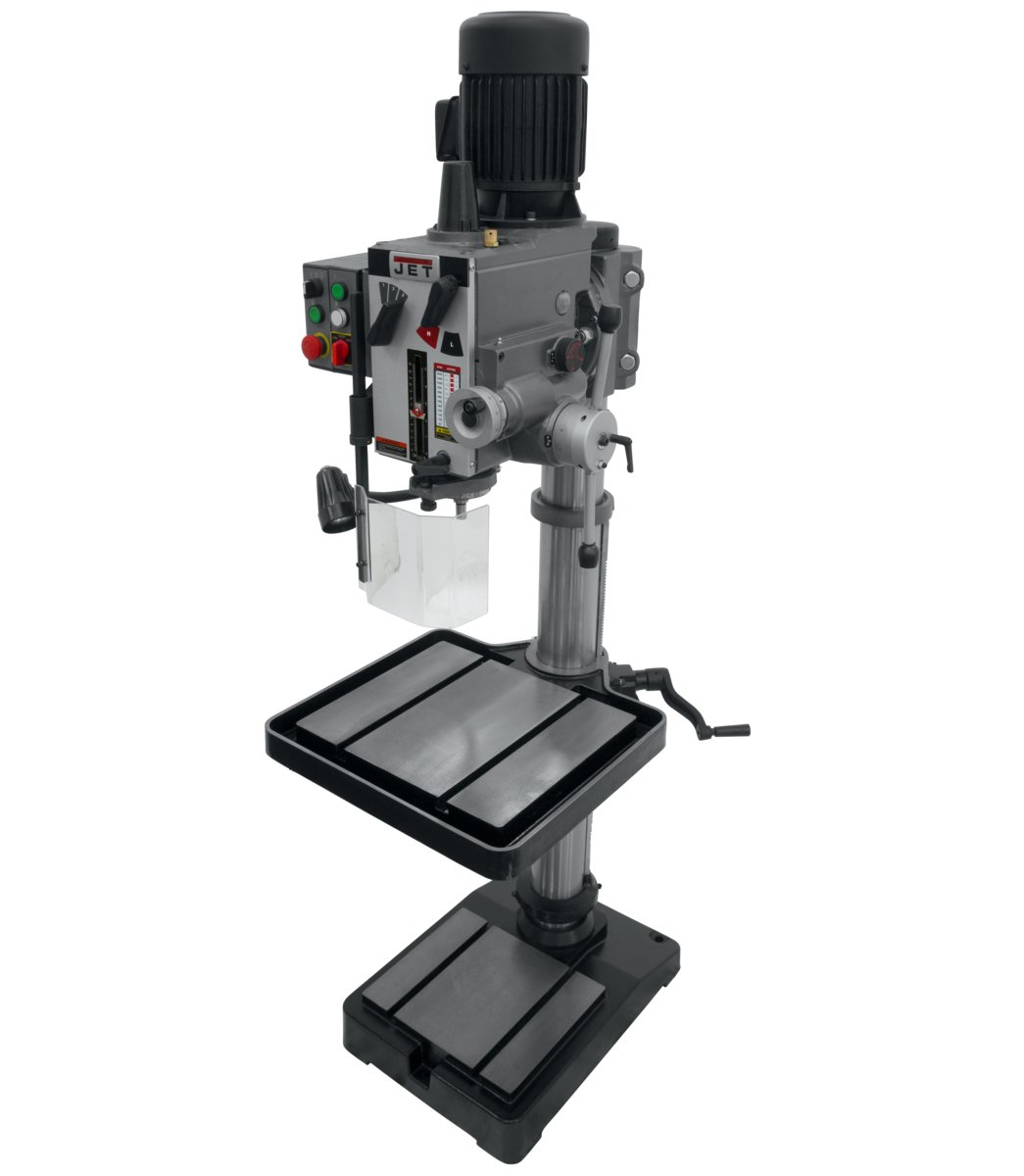 20" Geared Head Tapping Drill Press with Power Downfeed - 230V | GHD-20PFT - Diamond Tool Store