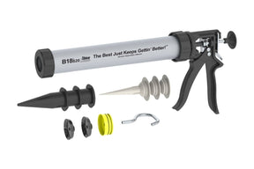 20oz B-Line Manual Sausage Gun w/ 18:1 Ratio Drive (10 Count) Albion