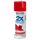 2x Ultra Cover Gloss Spray Paint - 12oz (6 Count) 334024 Rust-Oleum Apple Red