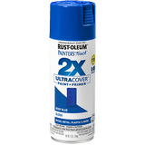 2x Ultra Cover Gloss Spray Paint - 12oz (6 Count) 334041 Rust-Oleum Navy Blue