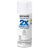 2x Ultra Cover Gloss Spray Paint - 12oz (6 Count) 334048 Rust-Oleum White