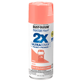 2x Ultra Cover Gloss Spray Paint - 12oz (6 Count) 334052 Rust-Oleum Coral