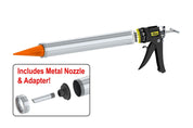 30oz Special Deluxe Manual Bulk Gun w/ Orange Cone Nozzles (6 Count) - Diamond Tool Store
