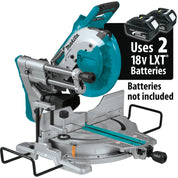 36V (18V X2) LXT® Brushless 10" Dual‑Bevel Sliding Compound Miter Saw with Laser - Diamond Tool Store