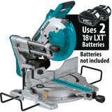 36V (18V X2) LXT® Brushless 10" Dual‑Bevel Sliding Compound Miter Saw with Laser XSL06Z Makita Tool Only