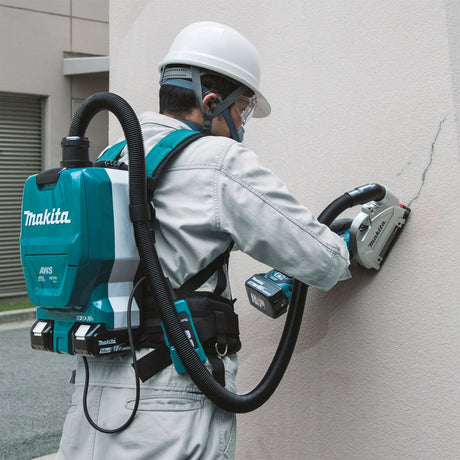 36V (18V X2) LXT® Brushless 1/2 Gallon HEPA Filter Backpack Dry Dust Extractor, AWS® Capable (5.0Ah) Makita