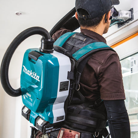 36V (18V X2) LXT® Brushless 1/2 Gallon HEPA Filter Backpack Dry Dust Extractor, AWS® Capable (5.0Ah) Makita
