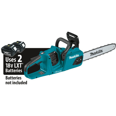 36V (18V X2) LXT® Brushless 14" Chain Saw XCU07Z Makita Tool Only