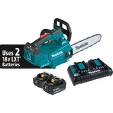 36V (18V X2) LXT® Brushless 14" Top Handle Chain Saw XCU08PT Makita Kit