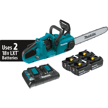 36V (18V X2) LXT® Brushless 16" Chain Saw XCU04PT1 Makita Default Title