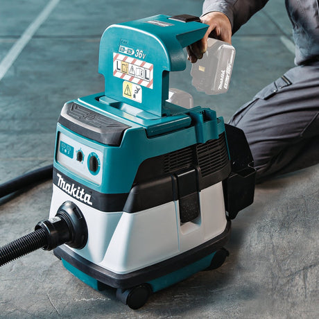 36V (18V X2) LXT® Brushless 2.1 Gallon HEPA Filter Dry Dust Extractor, Tool Only Makita