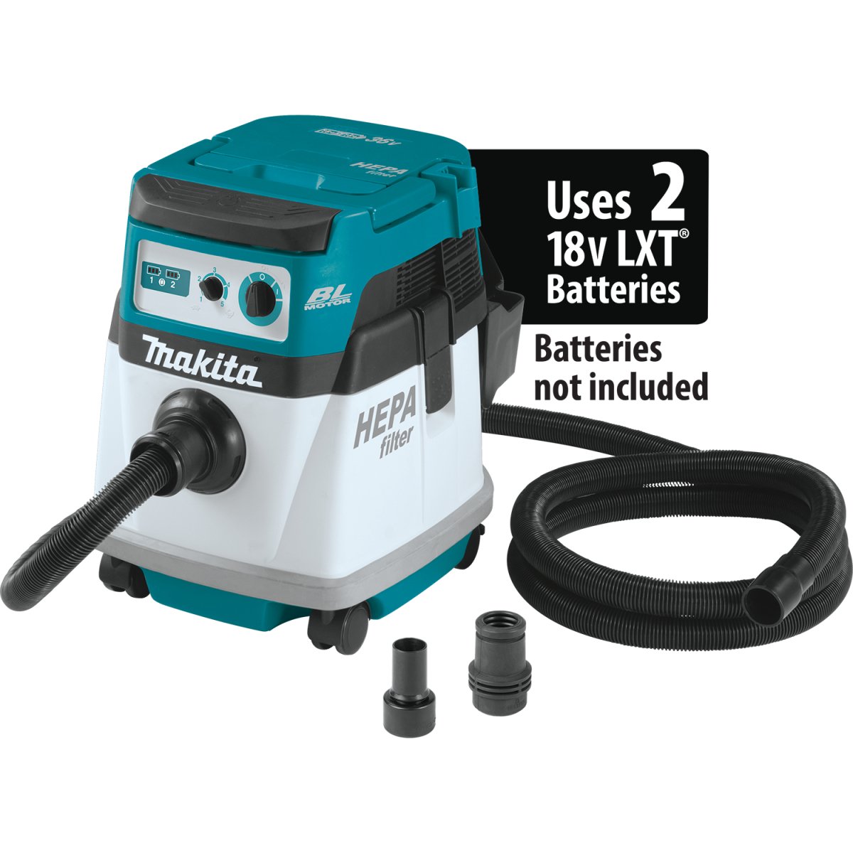 36V (18V X2) LXT® Brushless 4 Gallon HEPA Filter Dry Dust Extractor, Tool Only Makita