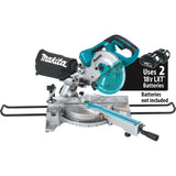 36V (18V X2) LXT® Brushless 7‑1/2" Dual Slide Compound Miter Saw Makita