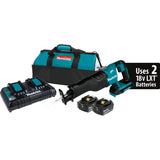 36V (18V X2) LXT® Brushless Recipro Saw XRJ06PT Makita Kit