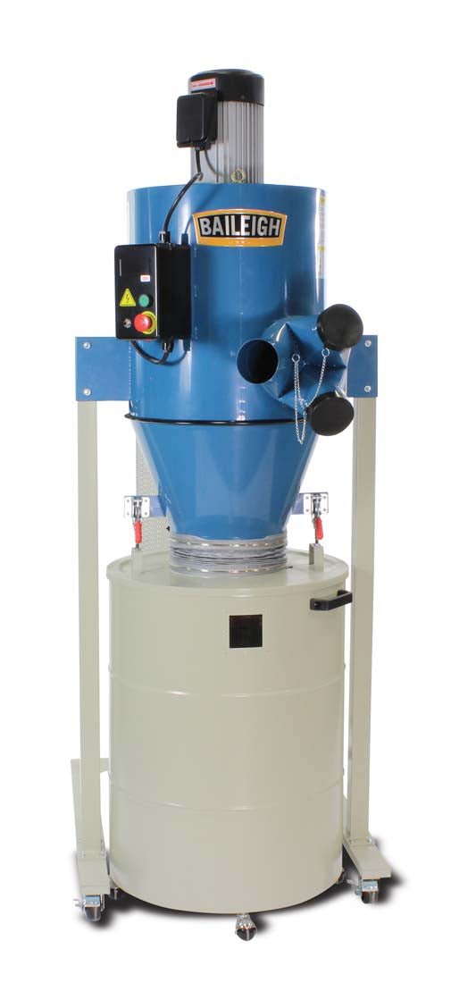 3HP Cyclone Dust Collector DC-2100C - Diamond Tool Store