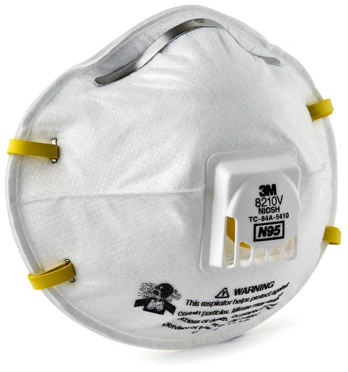 3M™ Particulate Respirator 8210V | N95 (8/Case) - Diamond Tool Store