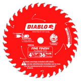 4-1/2 in. 36 Tooth Fine Finish Saw Blade - 15 per Order Diablo Tools
