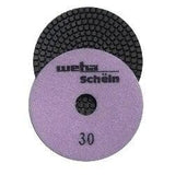 4 Inch Weha Schein Diamond Polishing Pads 3.4mm Thick 11430 Weha 30 Grit