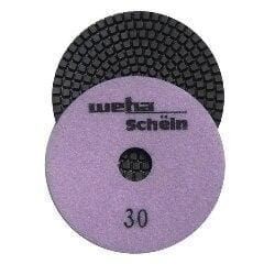 4 Inch Weha Schein Diamond Polishing Pads 3.4mm Thick 11430 Weha 30 Grit