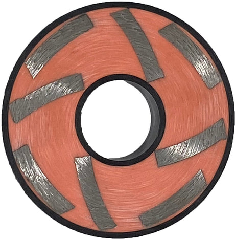 4" Snail Lock Resin Filled Cup Wheel - Sale DTS-RFCW-M Diamond Tool Store Medium