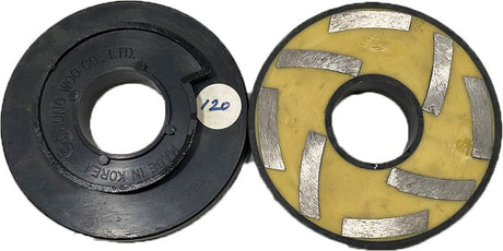 4" Snail Lock Resin Filled Cup Wheel - Sale DTS-RFCW-F Diamond Tool Store Fine