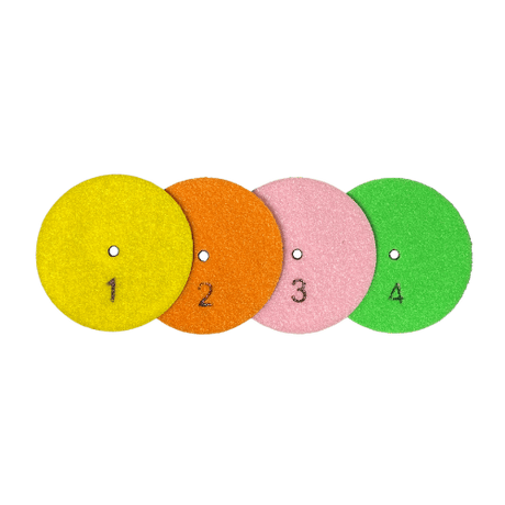 4 Step Polishing Pads A6180104-Set Diamond Tool Store Set of 4
