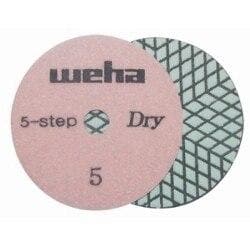 4" Weha 5 Step Dry Diamond Polishing Pads Weha