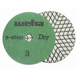 4" Weha 5 Step Dry Diamond Polishing Pads - Diamond Tool Store