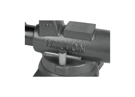 400S Machinist Vise, 4" Jaw Width, 3-1/2" Throat, 6-1/2" Jaw Opening Wilton