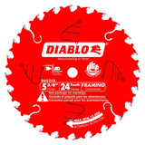 5-3/8 in. x 24 Tooth Framing Trim Saw Blade - 18 per Order Diablo Tools