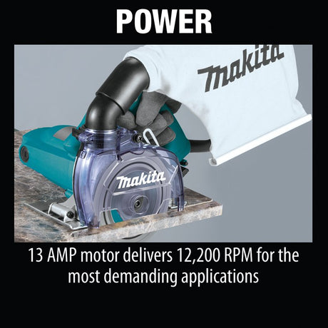 5" Dry Masonry Saw, with Dust Extraction Makita