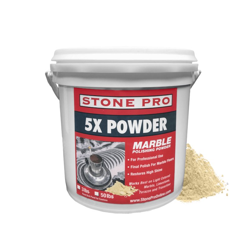 5X Polishing Powder For Marble, Travertine and Limestone - Diamond Tool Store