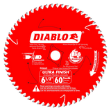 6-1/2 in. x 60 Tooth Ultra Finish Saw Blade - 10 per Order Diablo Tools