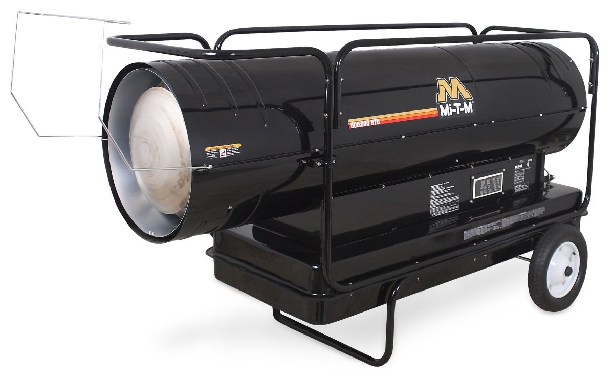 600,000 BTU Kerosene Forced Air Heater w/ Temperature Control & Read-Out - MH-0600-0M10 - Diamond Tool Store